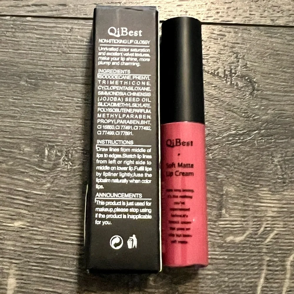 QiBest Soft‎ Matte Lip Cream Color #27 NEW